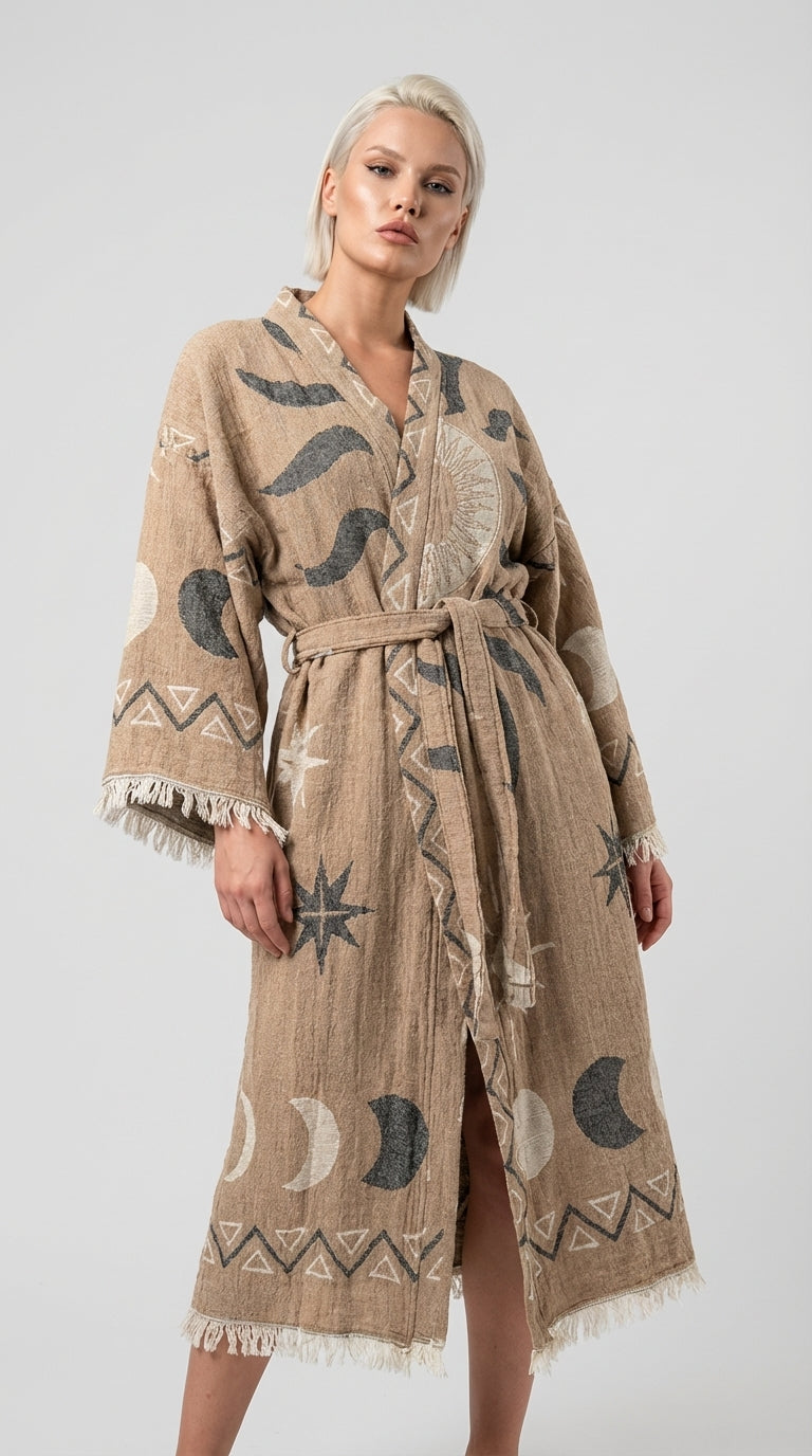 Beige Sun Kimono