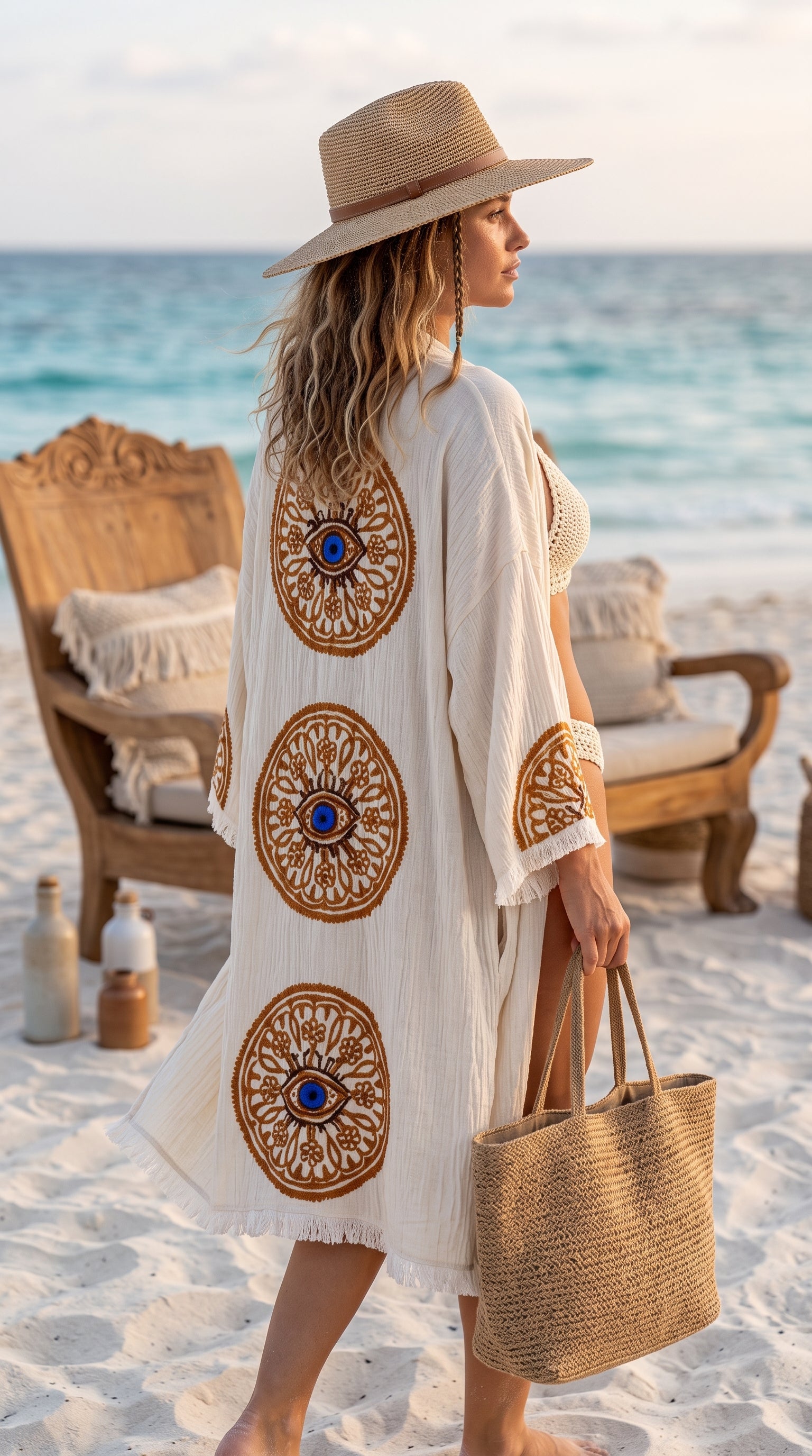 Mandala Eye Kimono