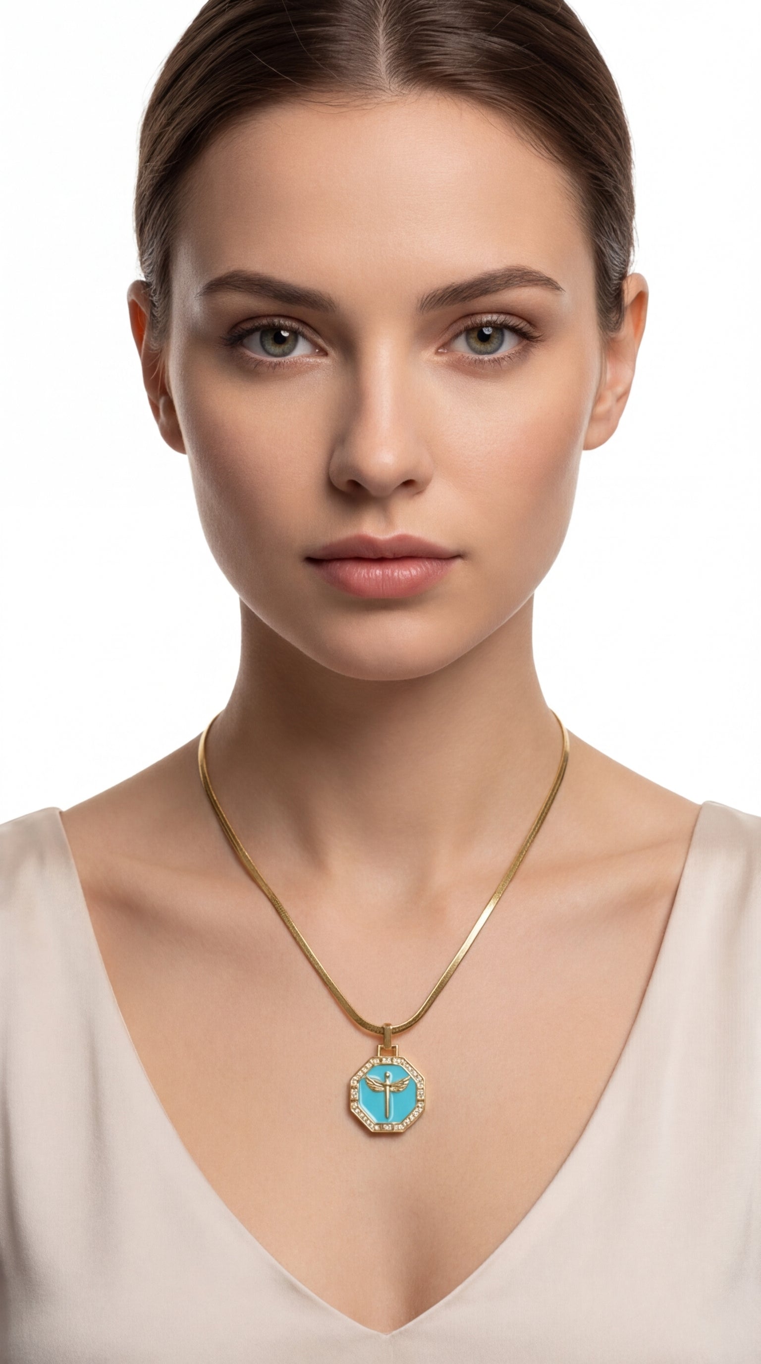 Dragonfly Turkuaz Kolye