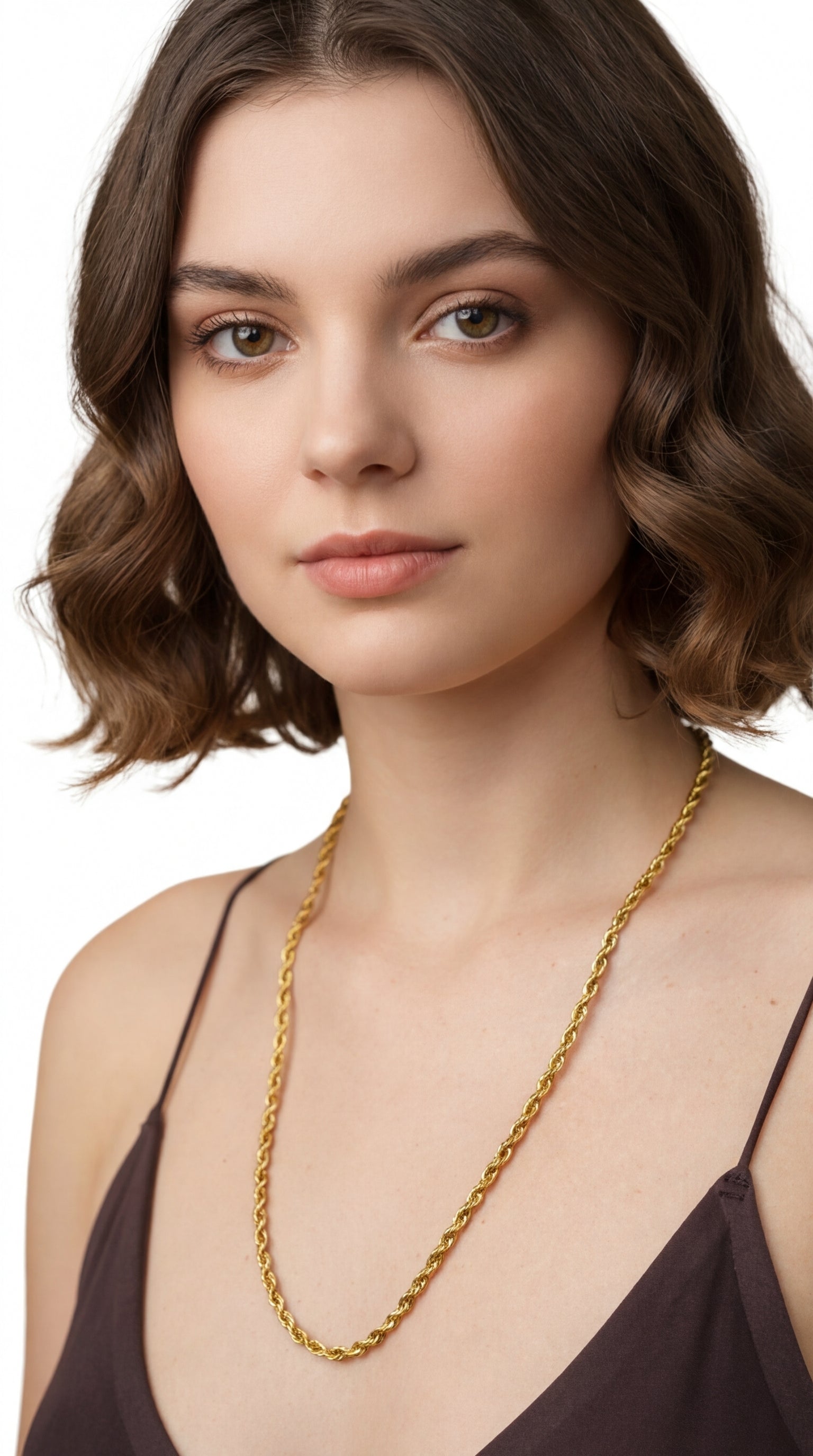 Long Aurea Twist Rope Kolye