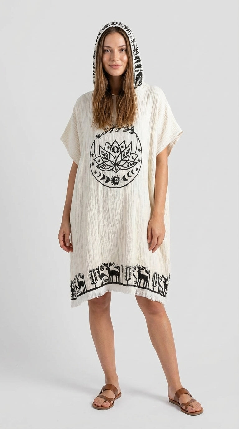 Lotus Awakening Poncho