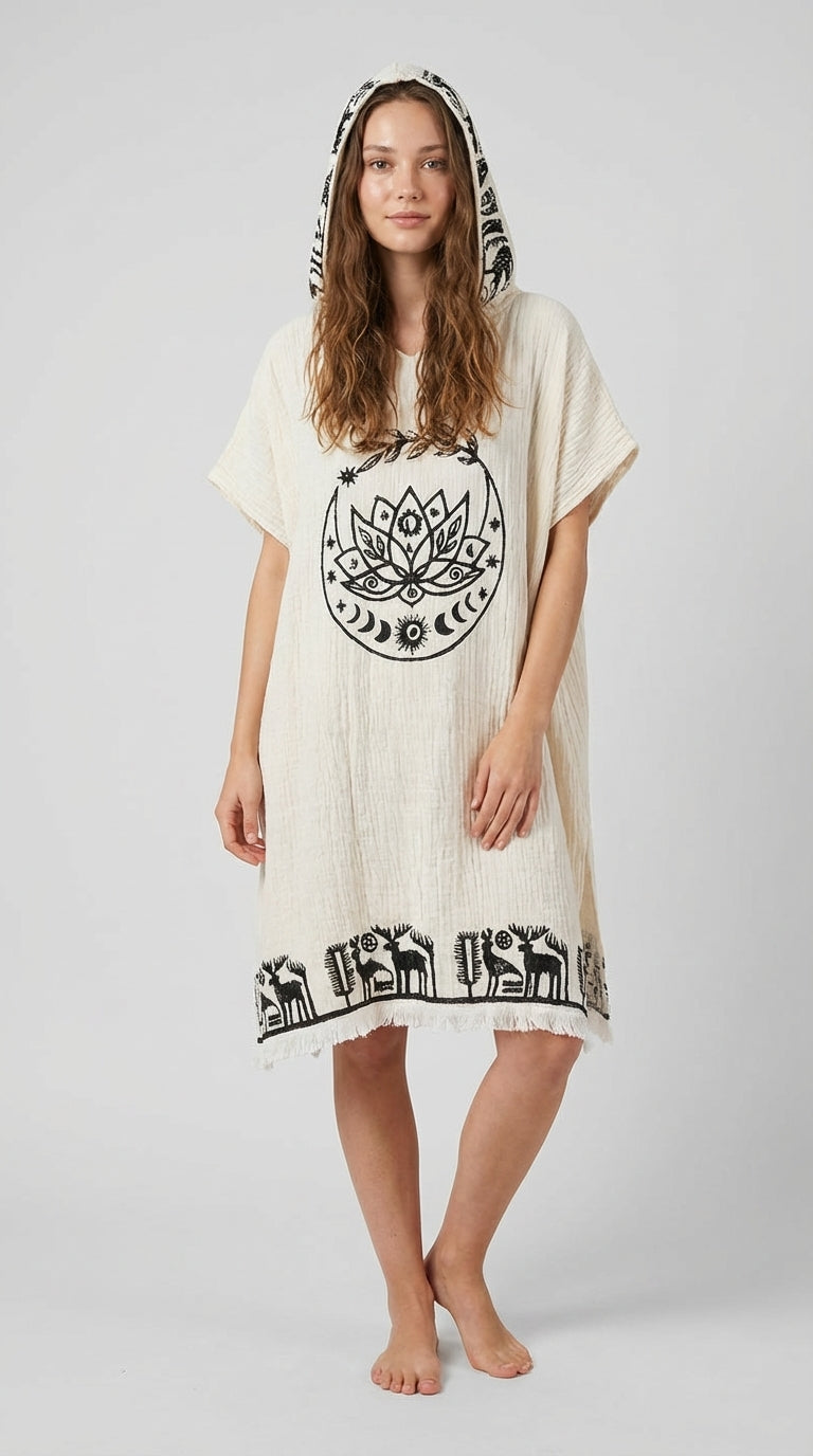 Lotus Awakening Poncho