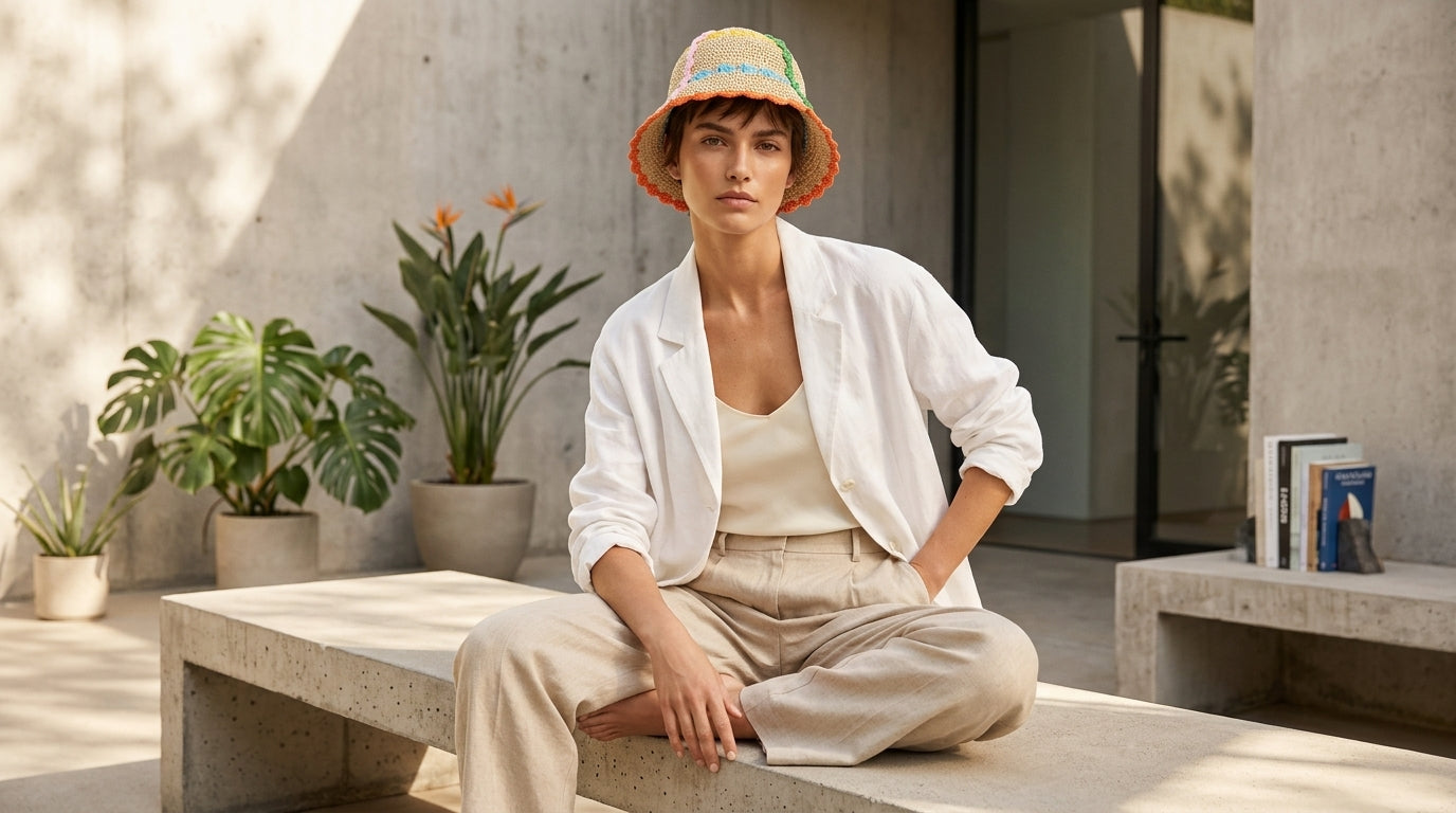 Mosaic Bloom Hat
