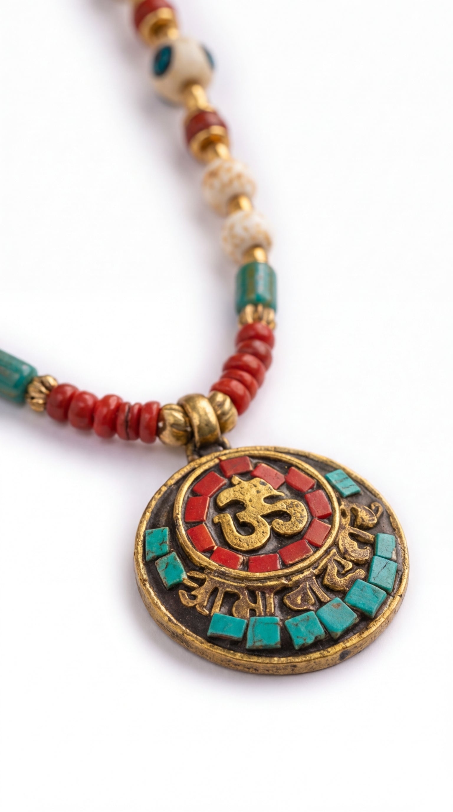 Nomad Earth Medallion Necklace