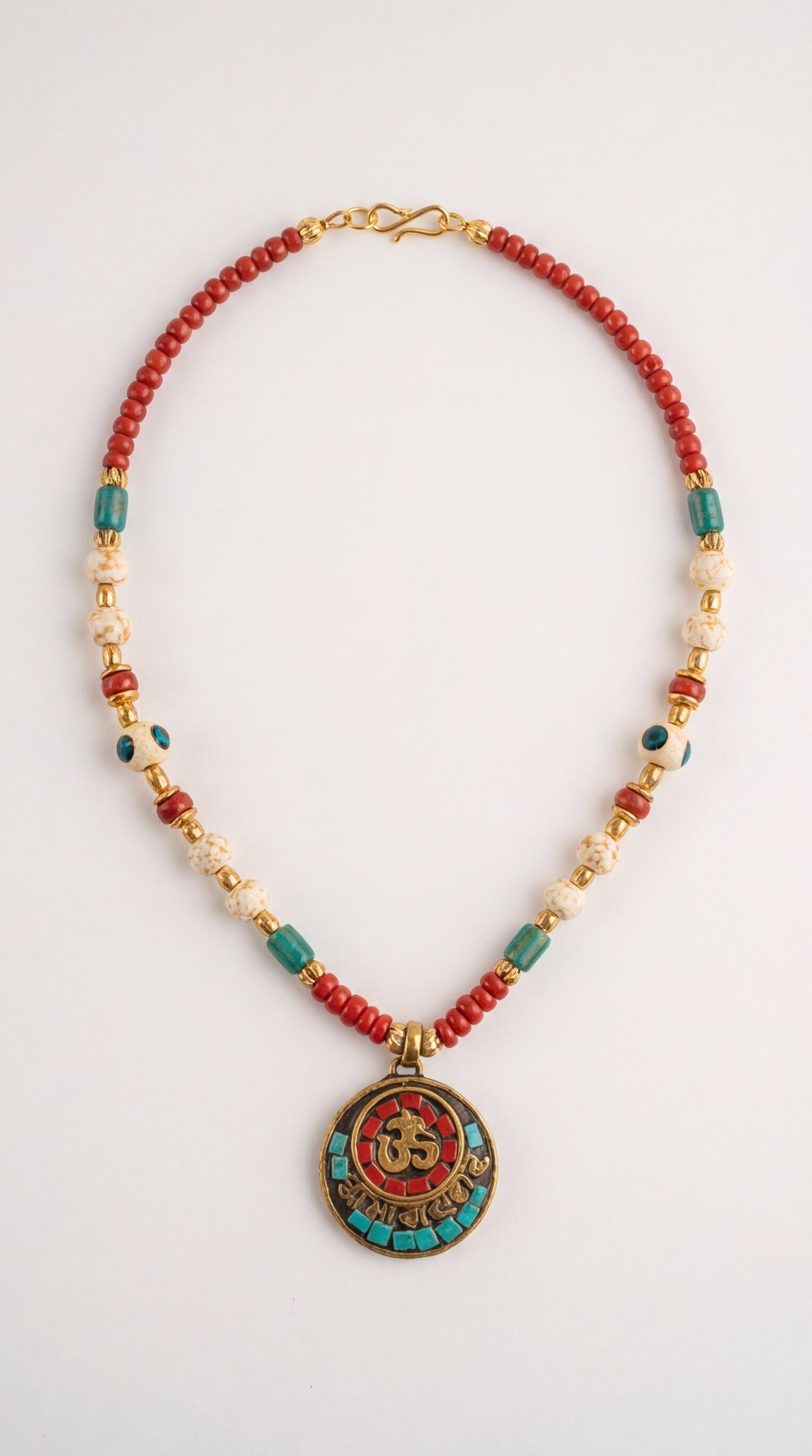 Nomad Earth Medallion Necklace