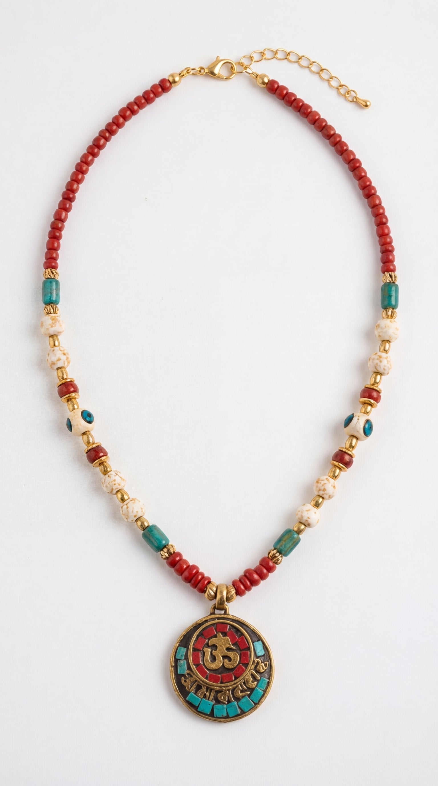 Nomad Earth Medallion Necklace