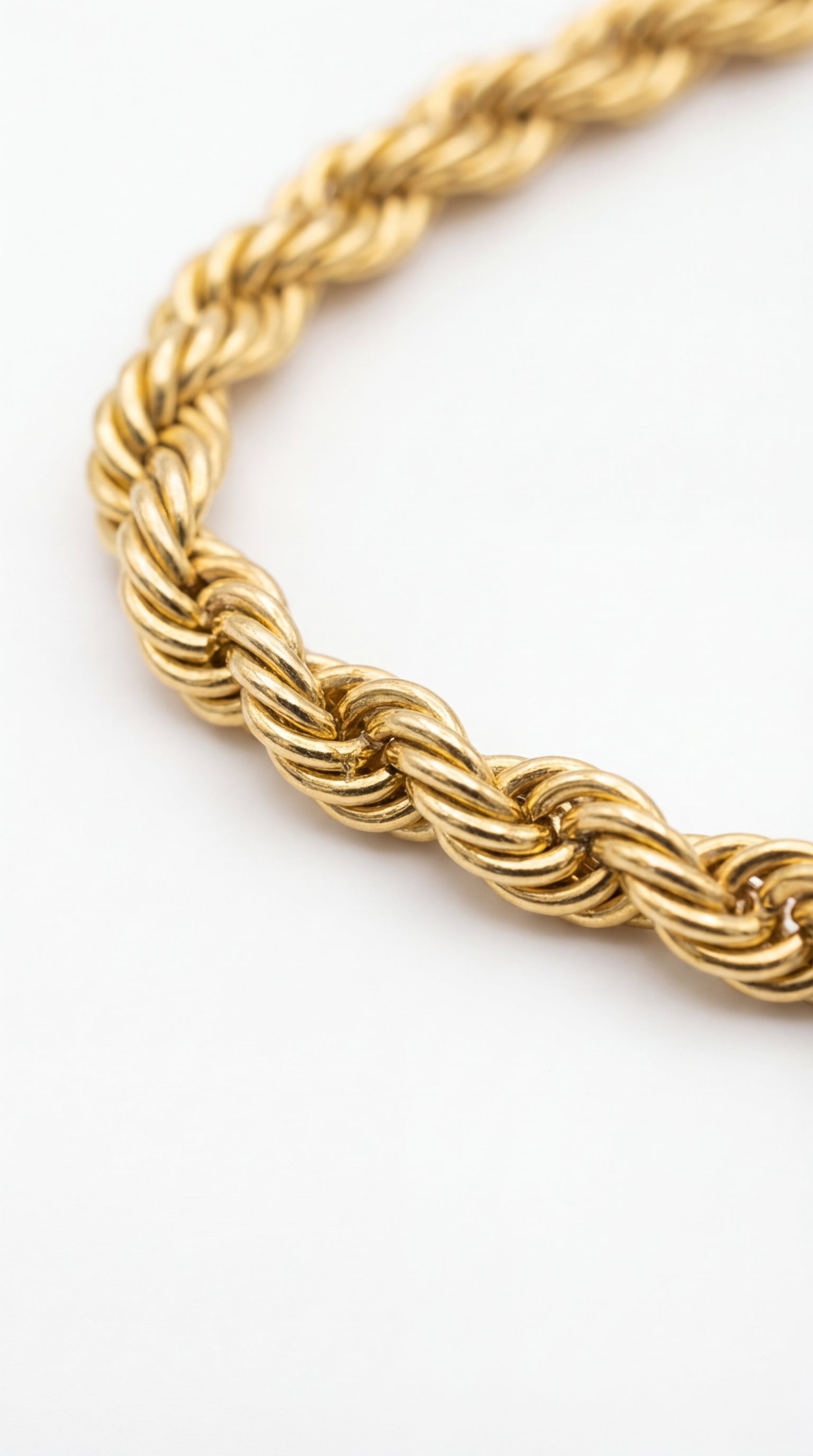 Long Aurea Twist Rope Kolye