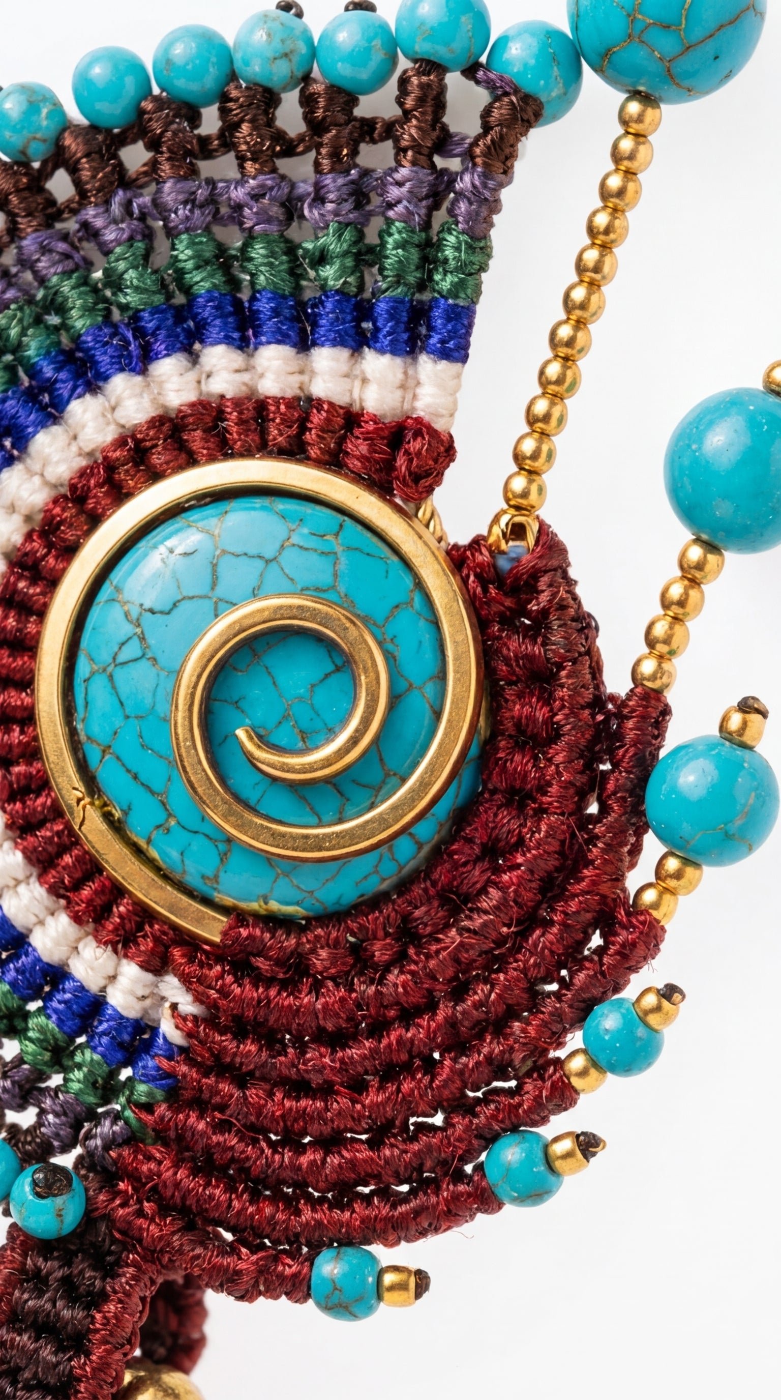 Nomad Weave Stone Necklace