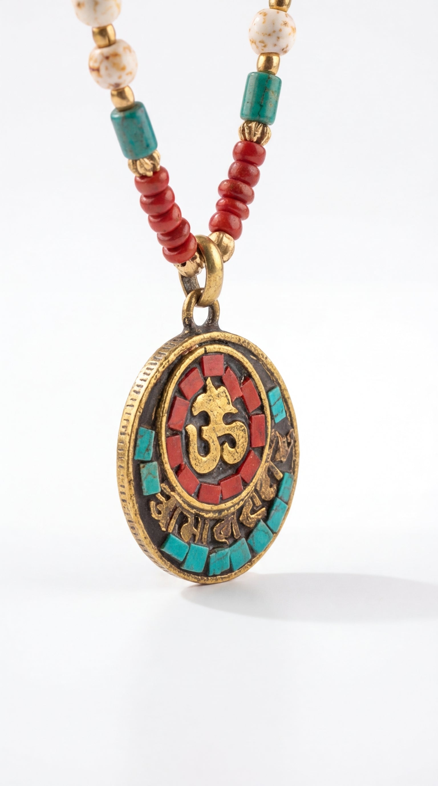 Nomad Earth Medallion Necklace