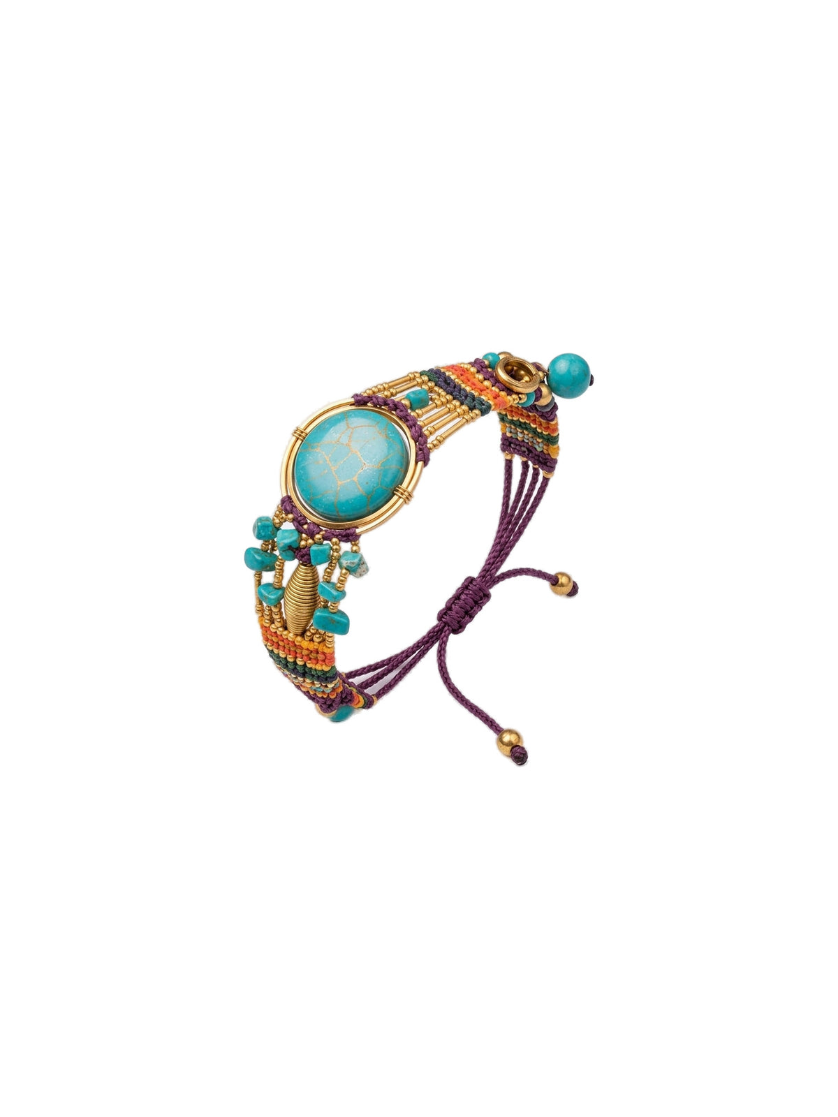 Nomad Aura Bracelet - Amethyst Violet