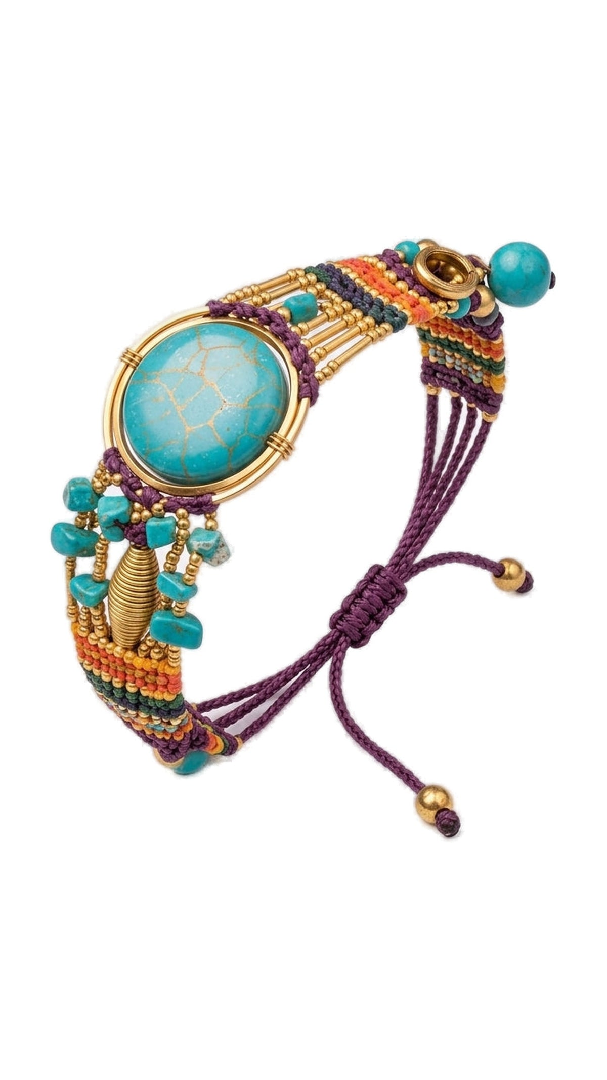 Nomad Aura Bracelet - Amethyst Violet