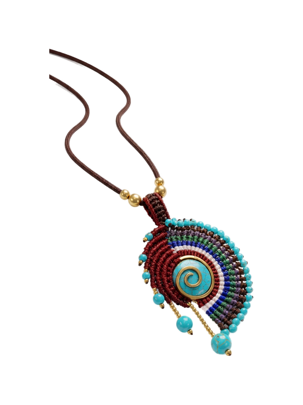 Nomad Weave Stone Necklace