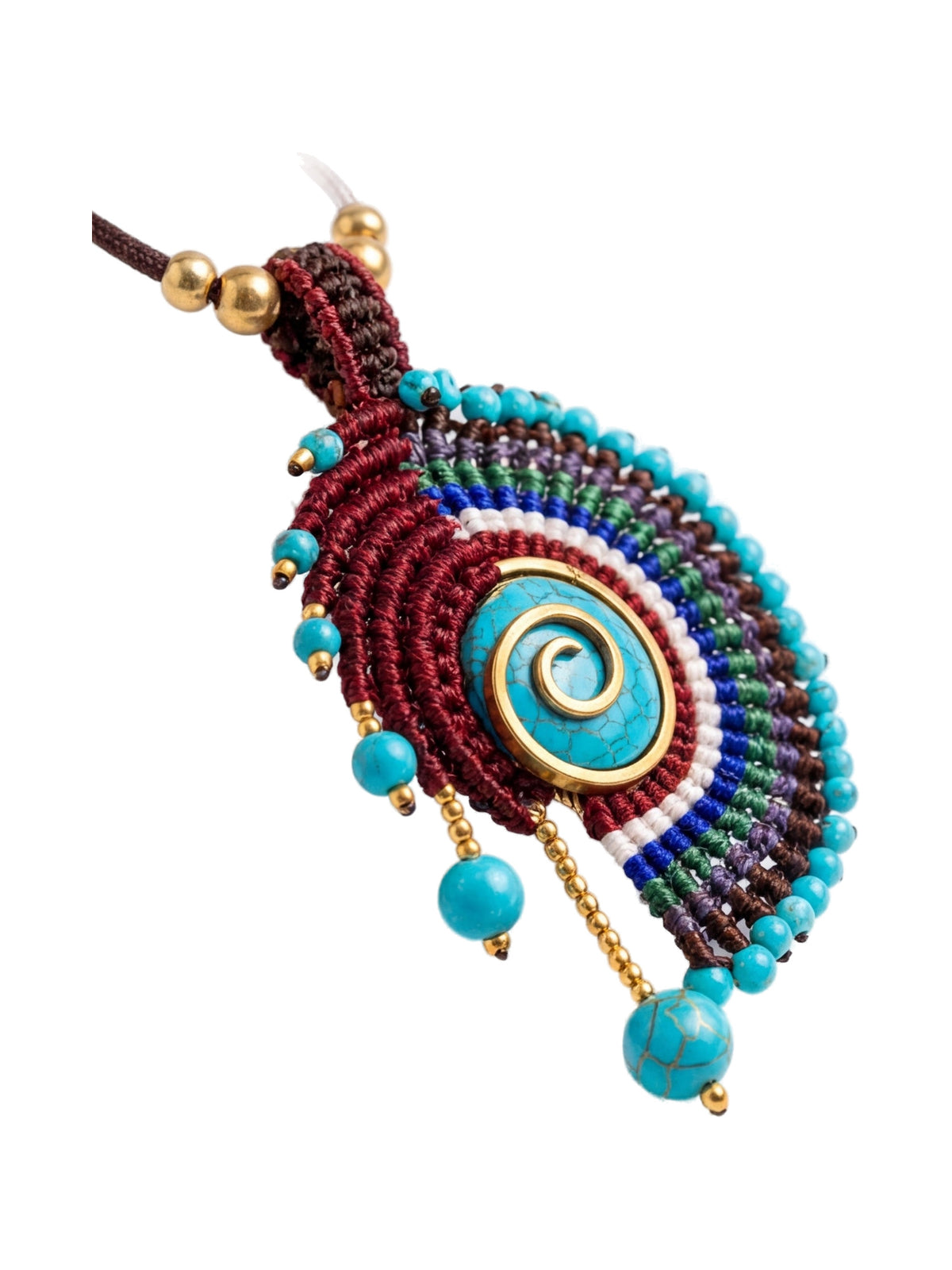 Nomad Weave Stone Necklace