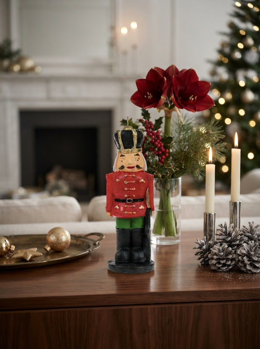 Christmas Nutcracker 3D Fındıkkıran Dekoratif Mum