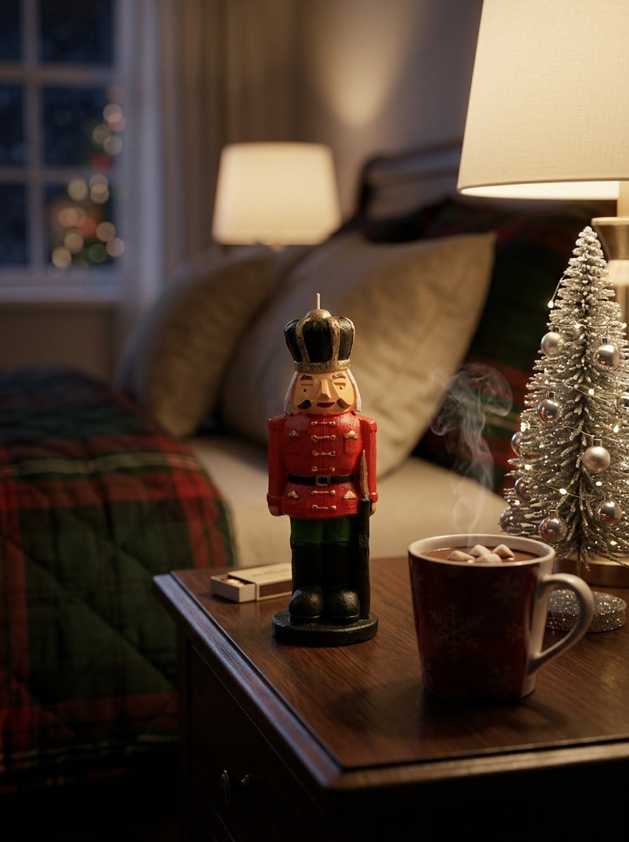 Christmas Nutcracker 3D Fındıkkıran Dekoratif Mum