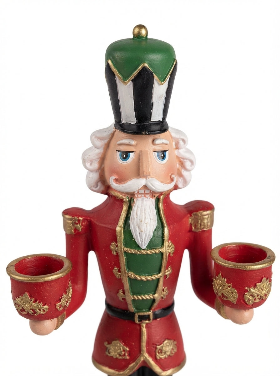 Christmas Nutcracker Fındıkkıran Figürlü Dekoratif Mumluk