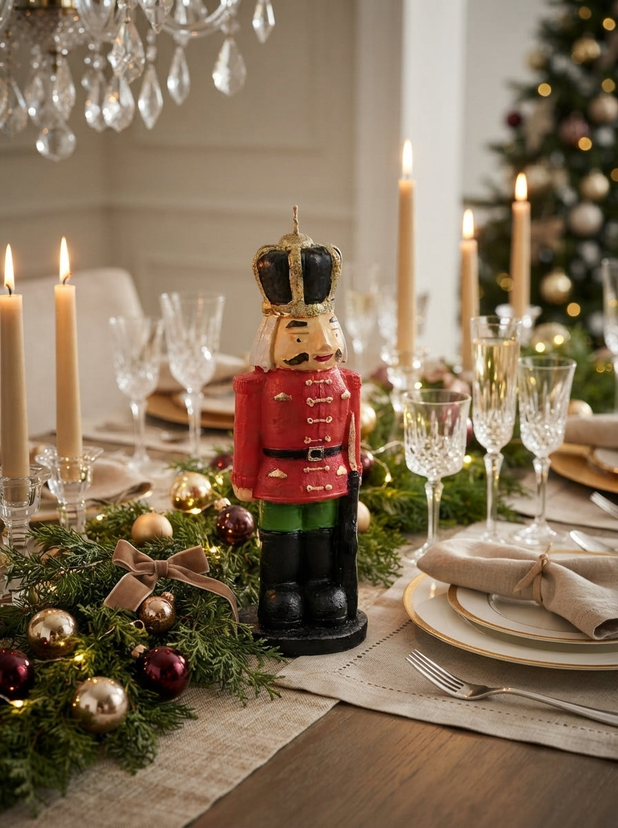 Christmas Nutcracker 3D Fındıkkıran Dekoratif Mum