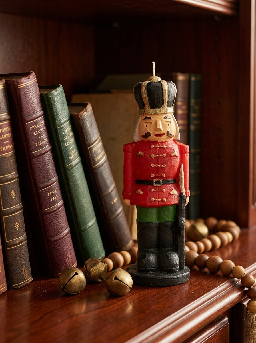 Christmas Nutcracker 3D Fındıkkıran Dekoratif Mum
