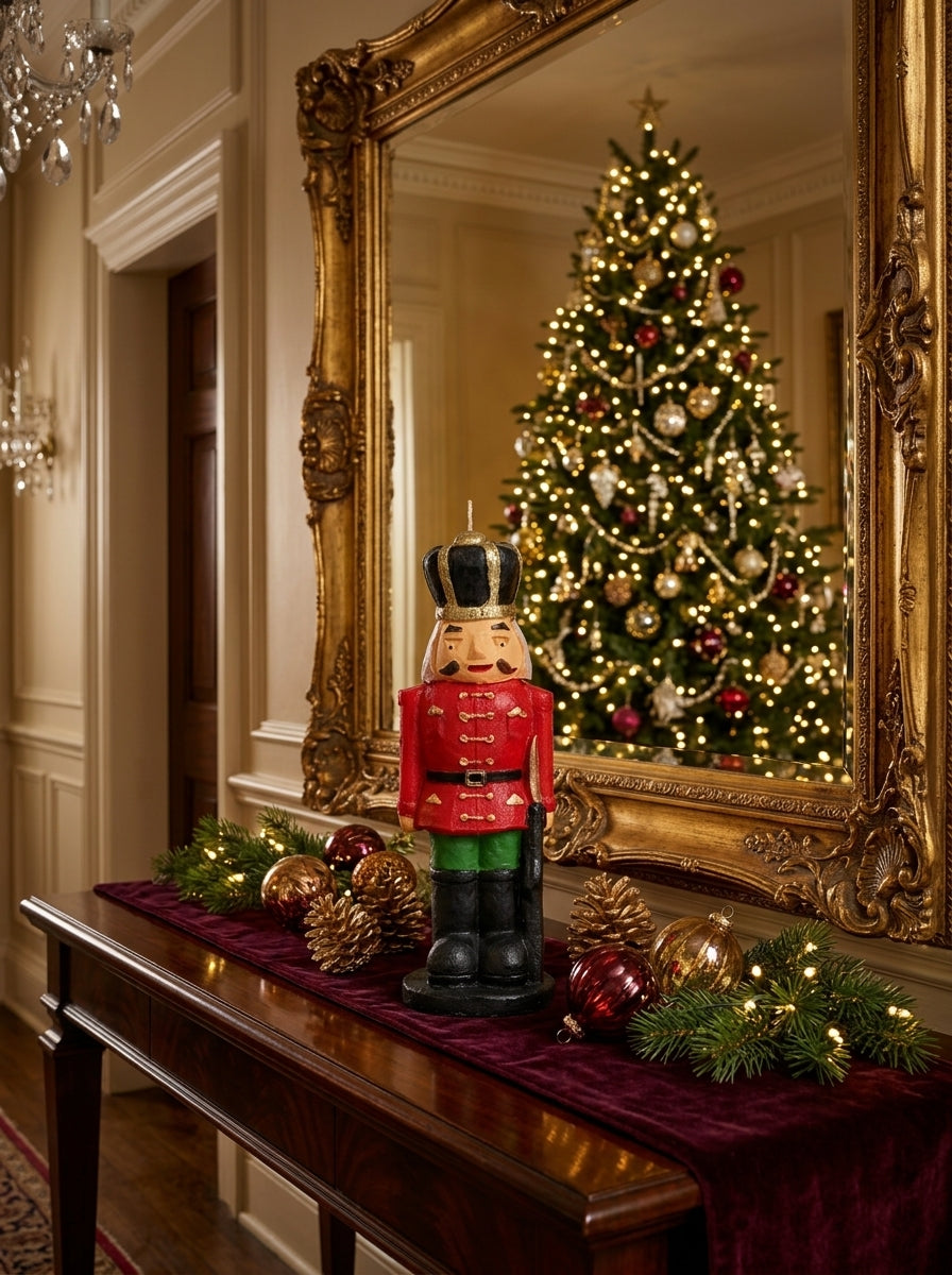 Christmas Nutcracker 3D Fındıkkıran Dekoratif Mum