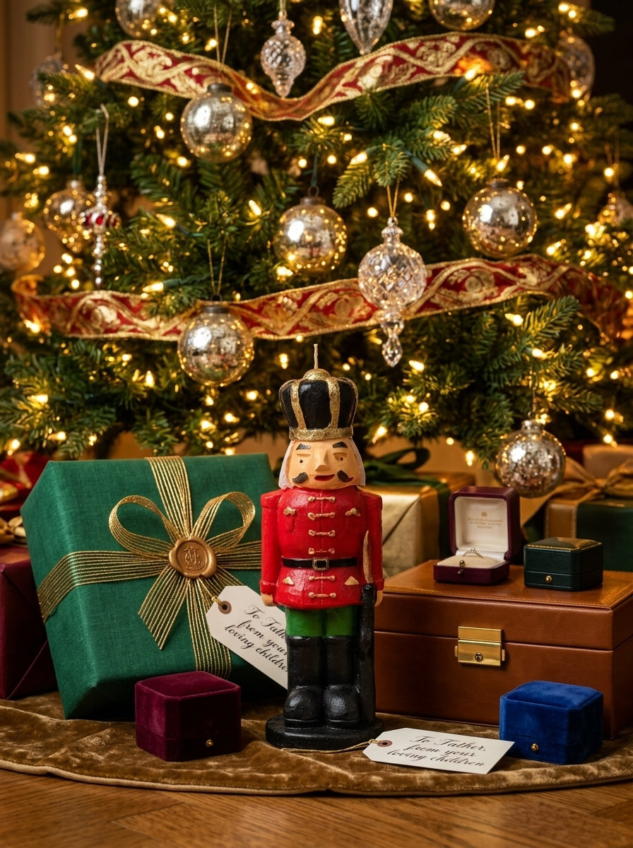 Christmas Nutcracker 3D Fındıkkıran Dekoratif Mum