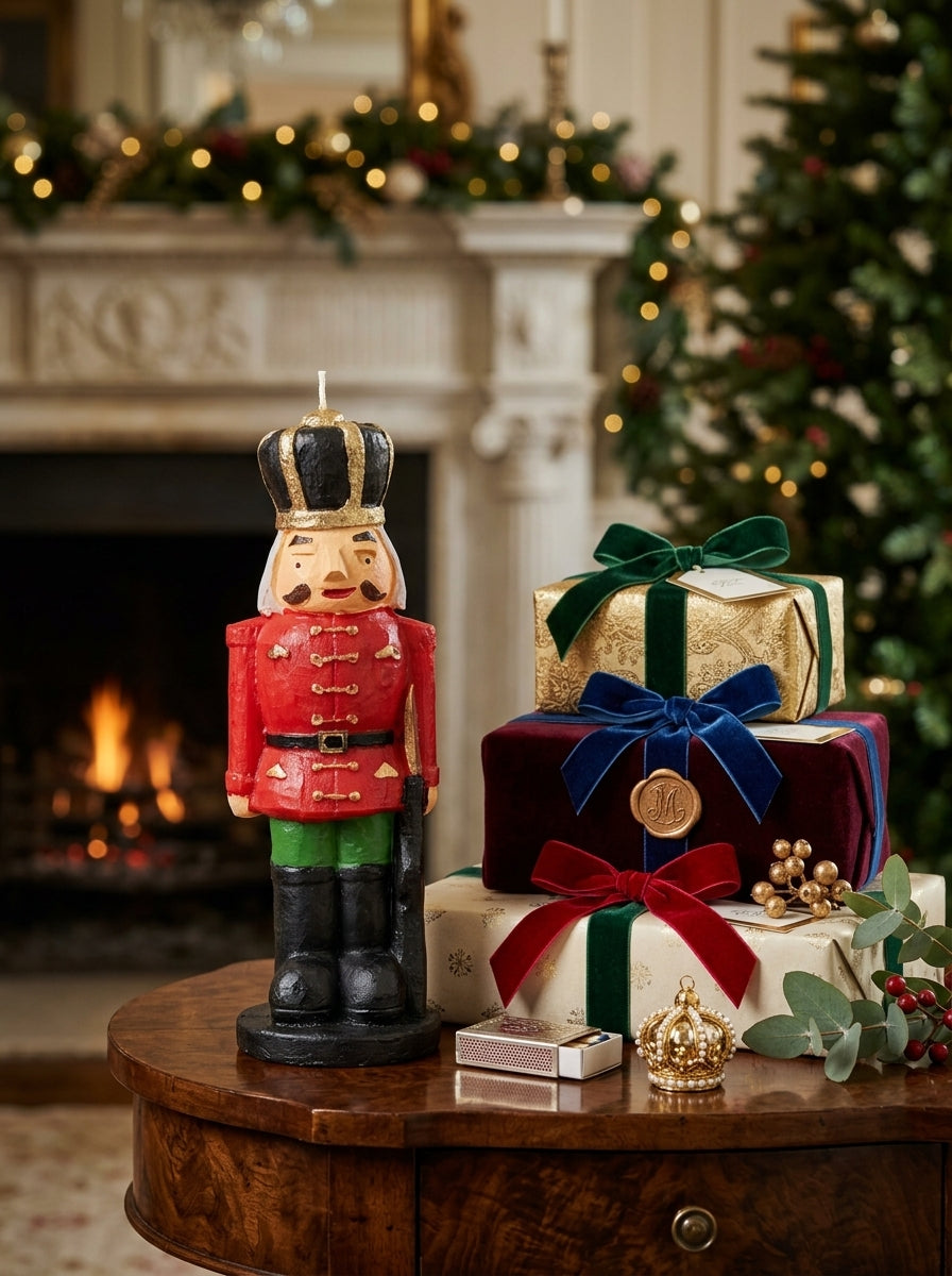 Christmas Nutcracker 3D Fındıkkıran Dekoratif Mum