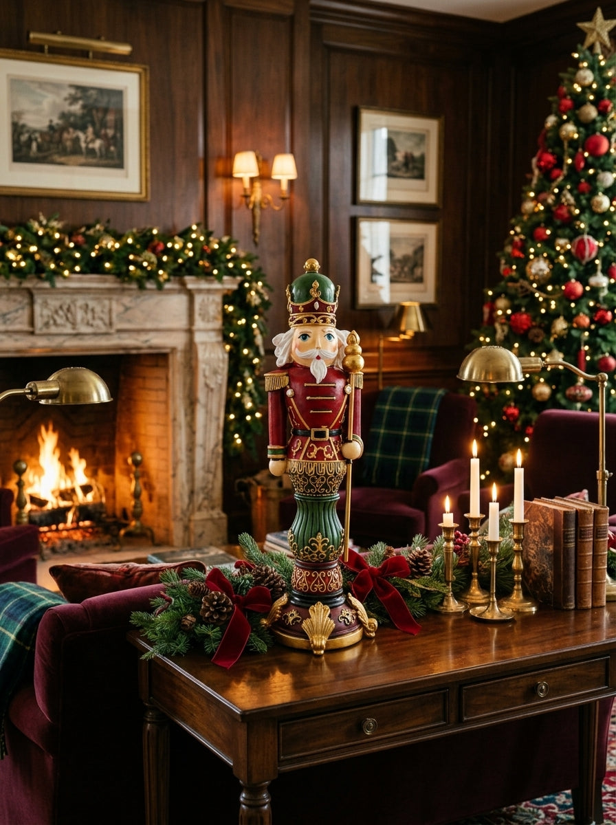 Royal Nutcracker Kırmızı Üniformalı Dekoratif Fındıkkıran – 27 CM