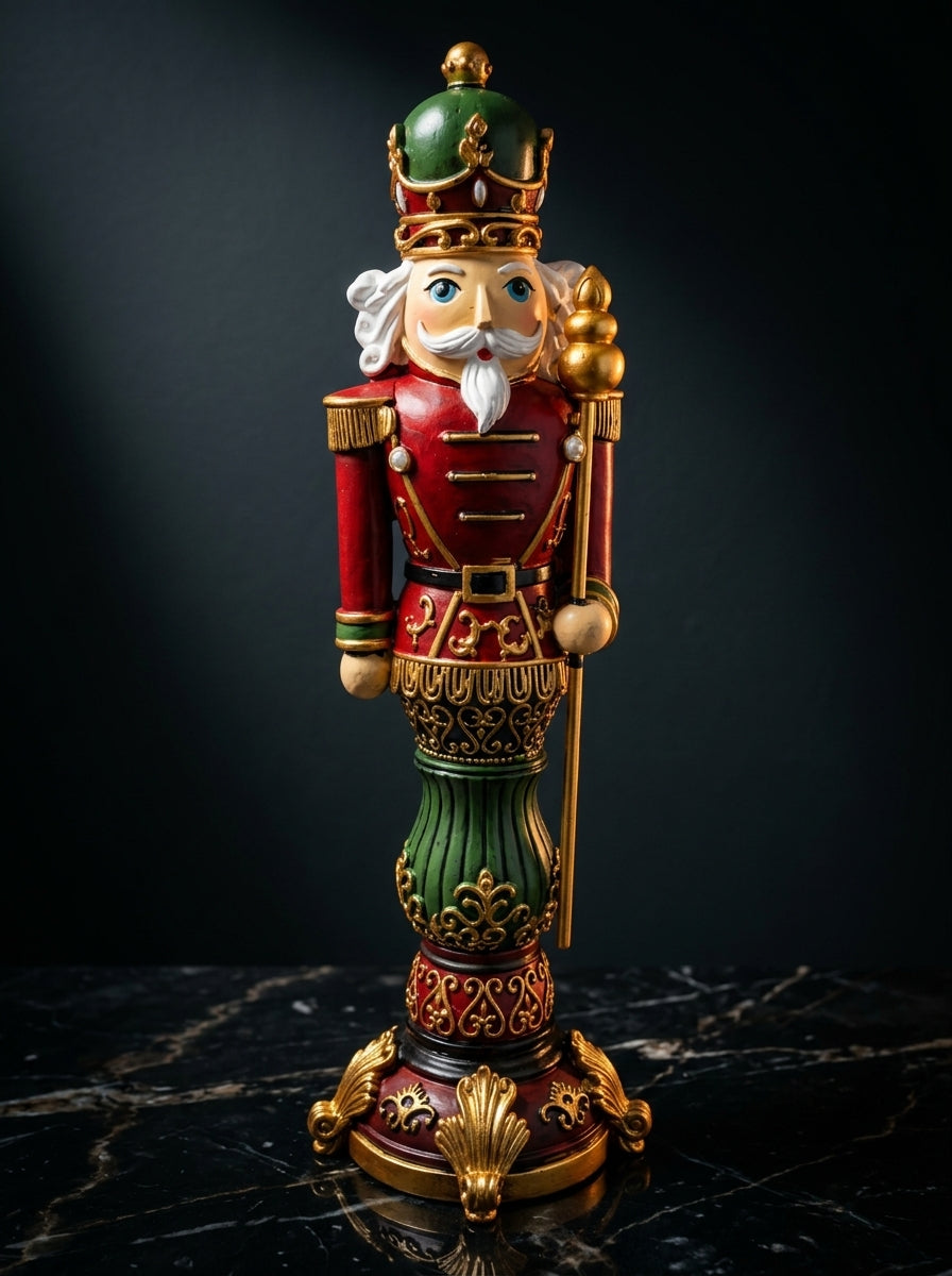 Royal Nutcracker Kırmızı Üniformalı Dekoratif Fındıkkıran – 27 CM