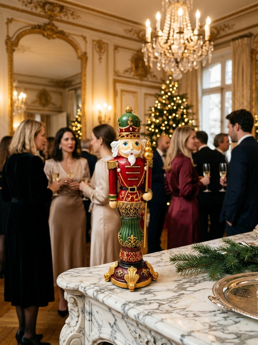 Royal Nutcracker Kırmızı Üniformalı Dekoratif Fındıkkıran – 27 CM