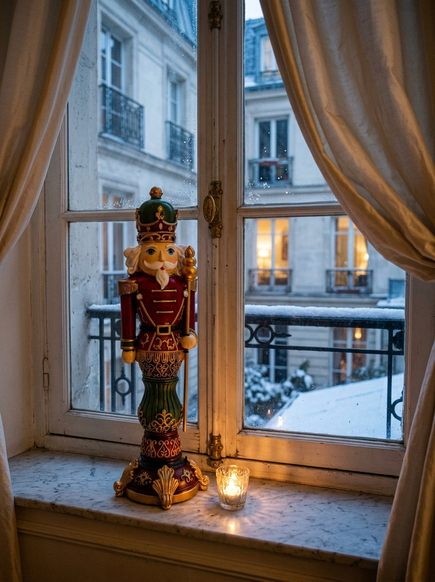 Royal Nutcracker Kırmızı Üniformalı Dekoratif Fındıkkıran – 27 CM