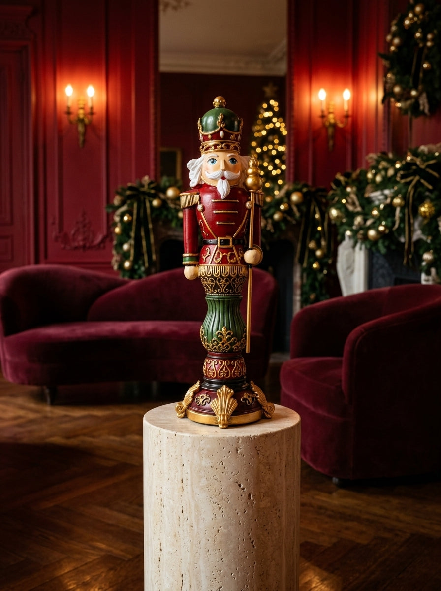 Royal Nutcracker Kırmızı Üniformalı Dekoratif Fındıkkıran – 27 CM