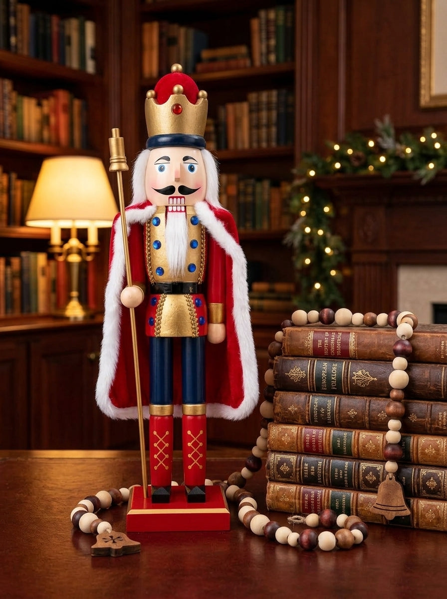 Royal Christmas King Ahşap Fındıkkıran Kral - 60 CM