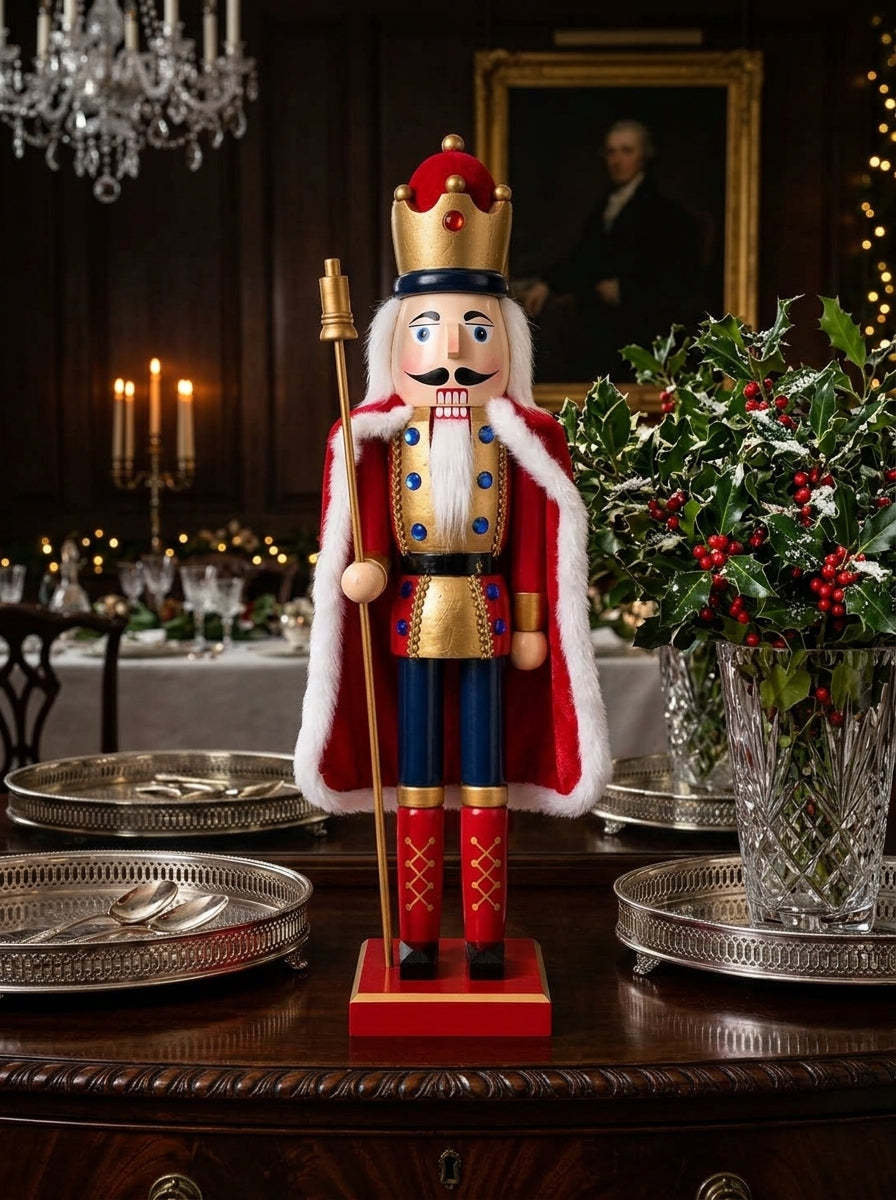 Royal Christmas King Ahşap Fındıkkıran Kral - 60 CM