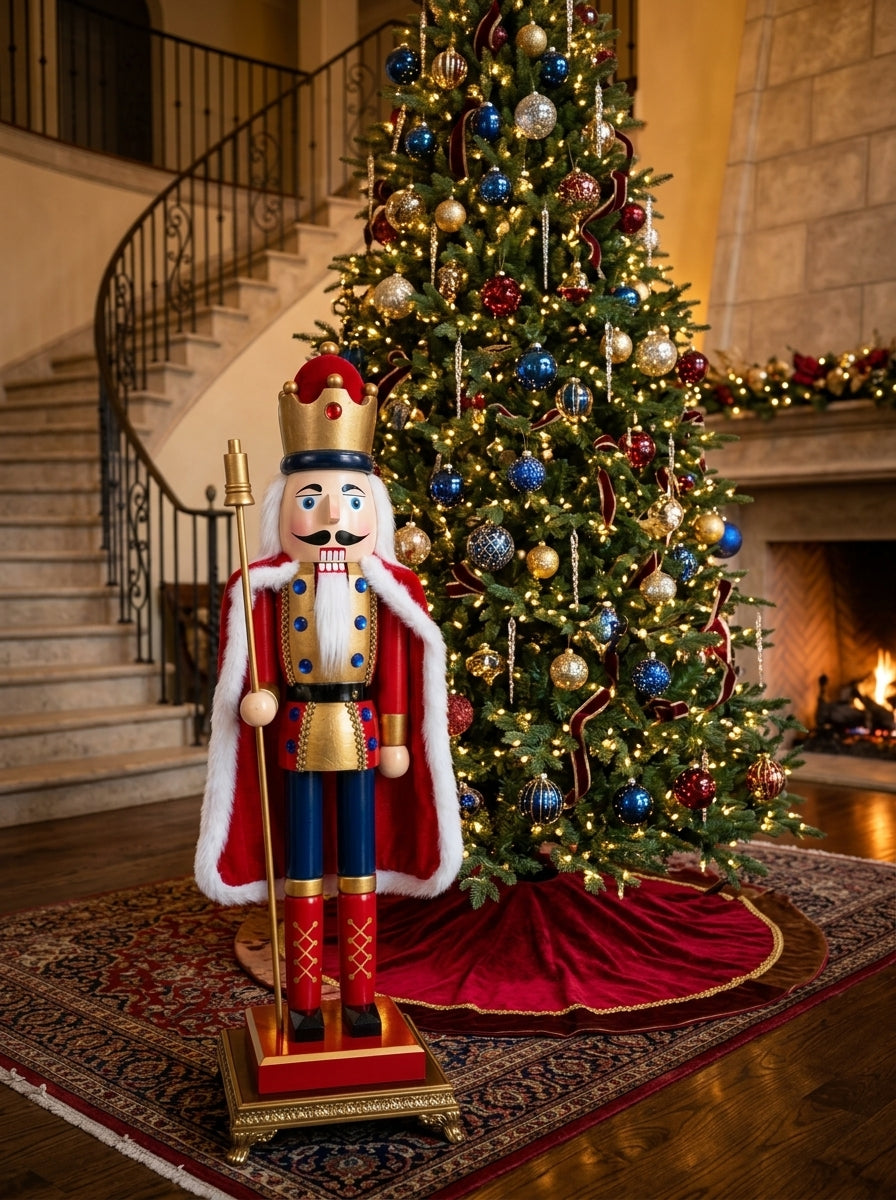 Royal Christmas King Ahşap Fındıkkıran Kral - 60 CM