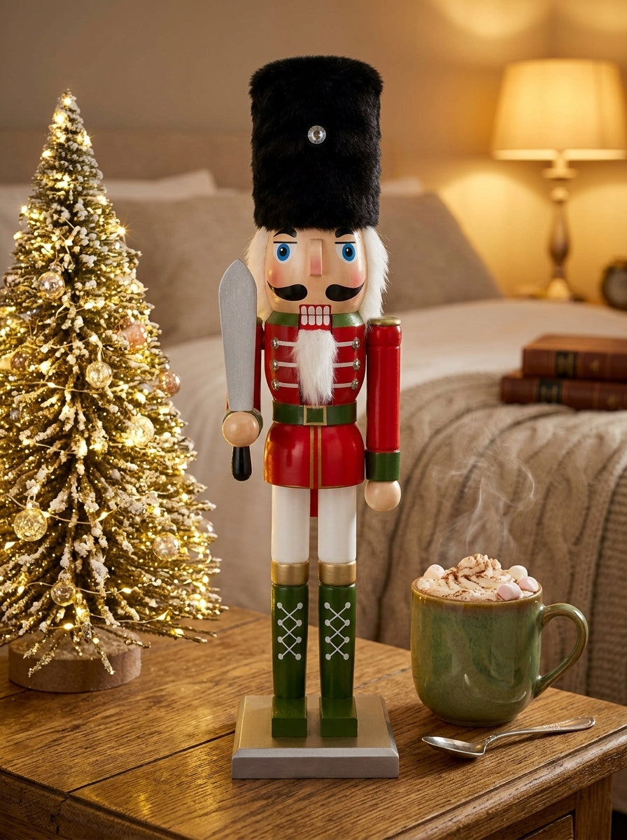 Royal Guardsman Ahşap Fındıkkıran Kurşun Asker - 50 CM