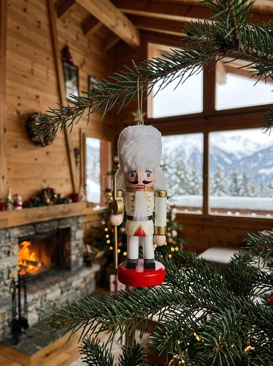 Snow Royal Beyaz Kurşun Asker Yılbaşı Ağacı Süsü