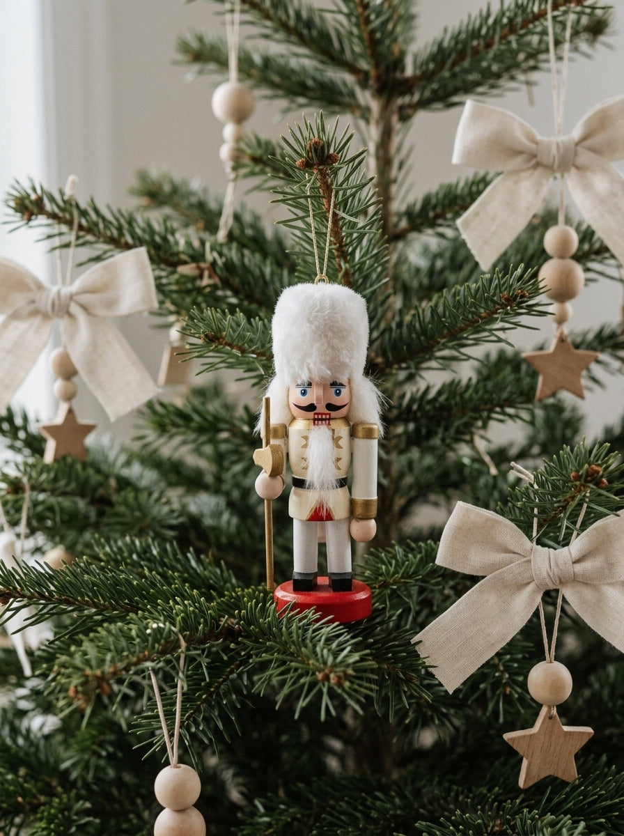 Snow Royal Beyaz Kurşun Asker Yılbaşı Ağacı Süsü