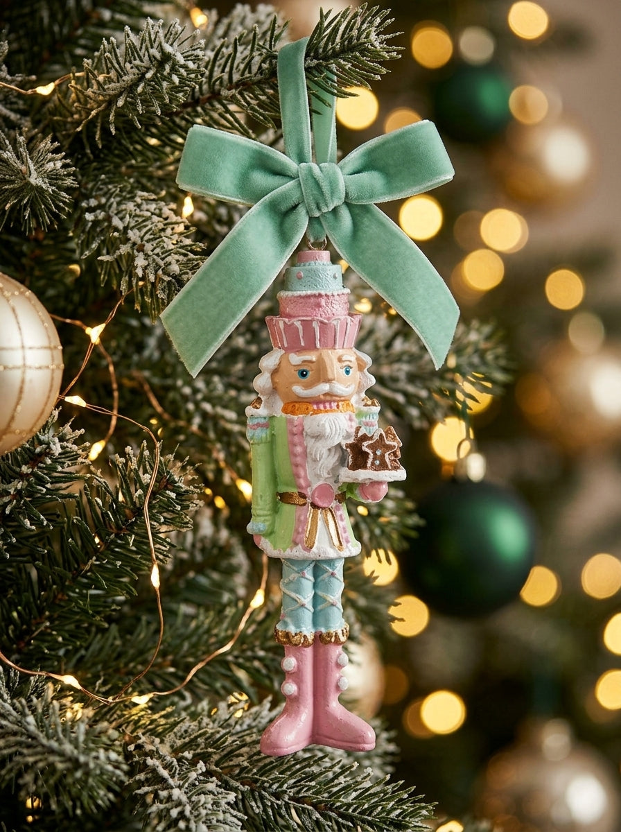 Pastel Nutcracker Yılbaşı Ağaç Süsü