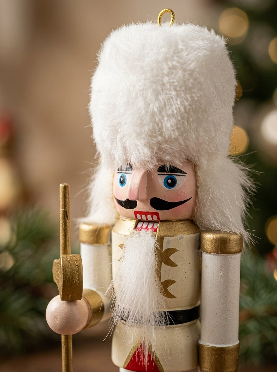 Snow Royal Beyaz Kurşun Asker Yılbaşı Ağacı Süsü