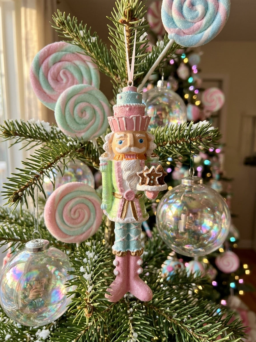 Pastel Nutcracker Yılbaşı Ağaç Süsü