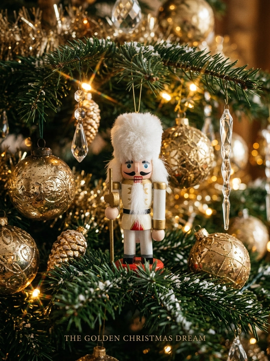 Snow Royal Beyaz Kurşun Asker Yılbaşı Ağacı Süsü