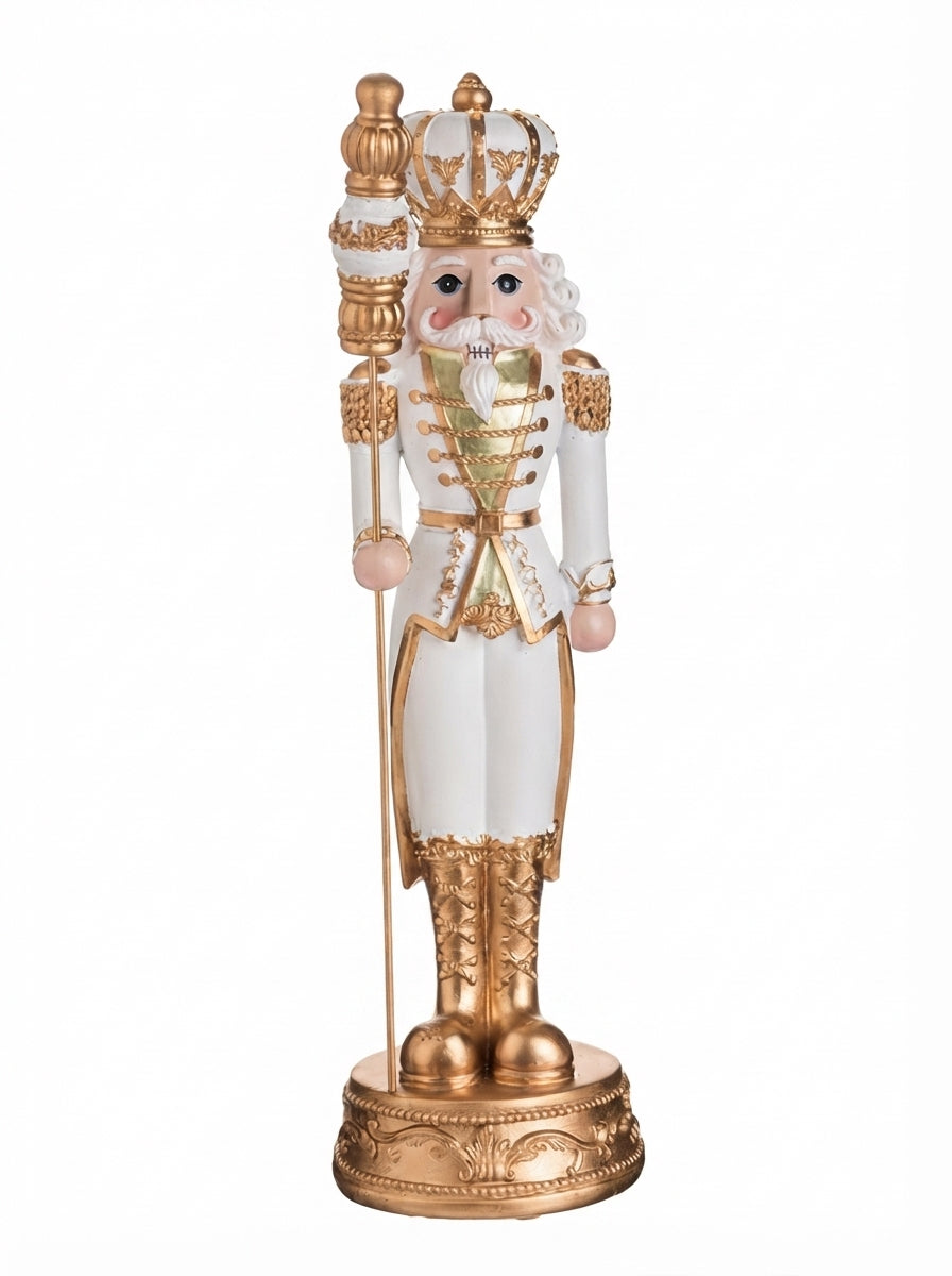 Royal King Beyaz Gold Fındıkkıran Dekoratif Figür