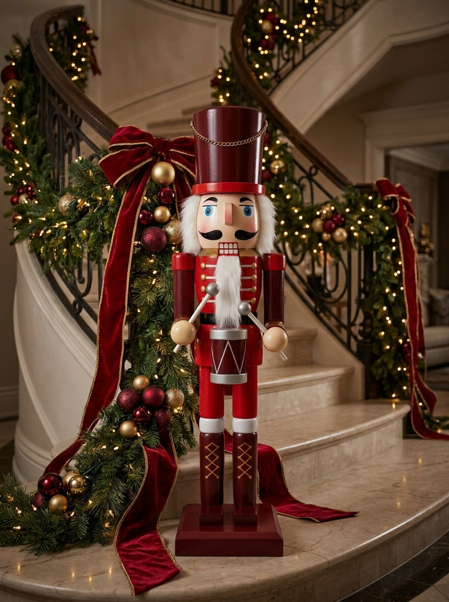 Royal Drummer Ahşap Fındıkkıran Kurşun Asker - 50 CM