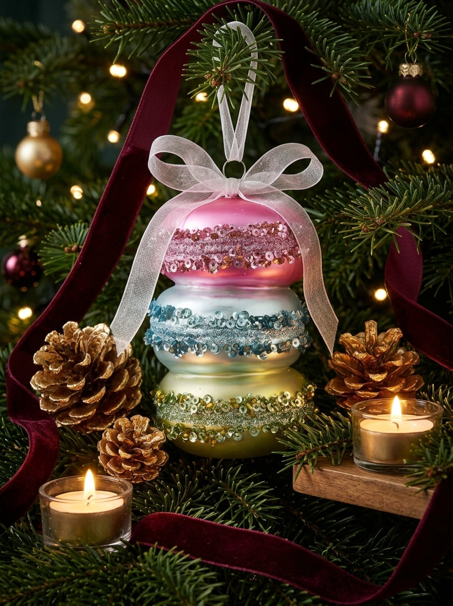 Candy Macaron Yılbaşı Ağacı Süsü