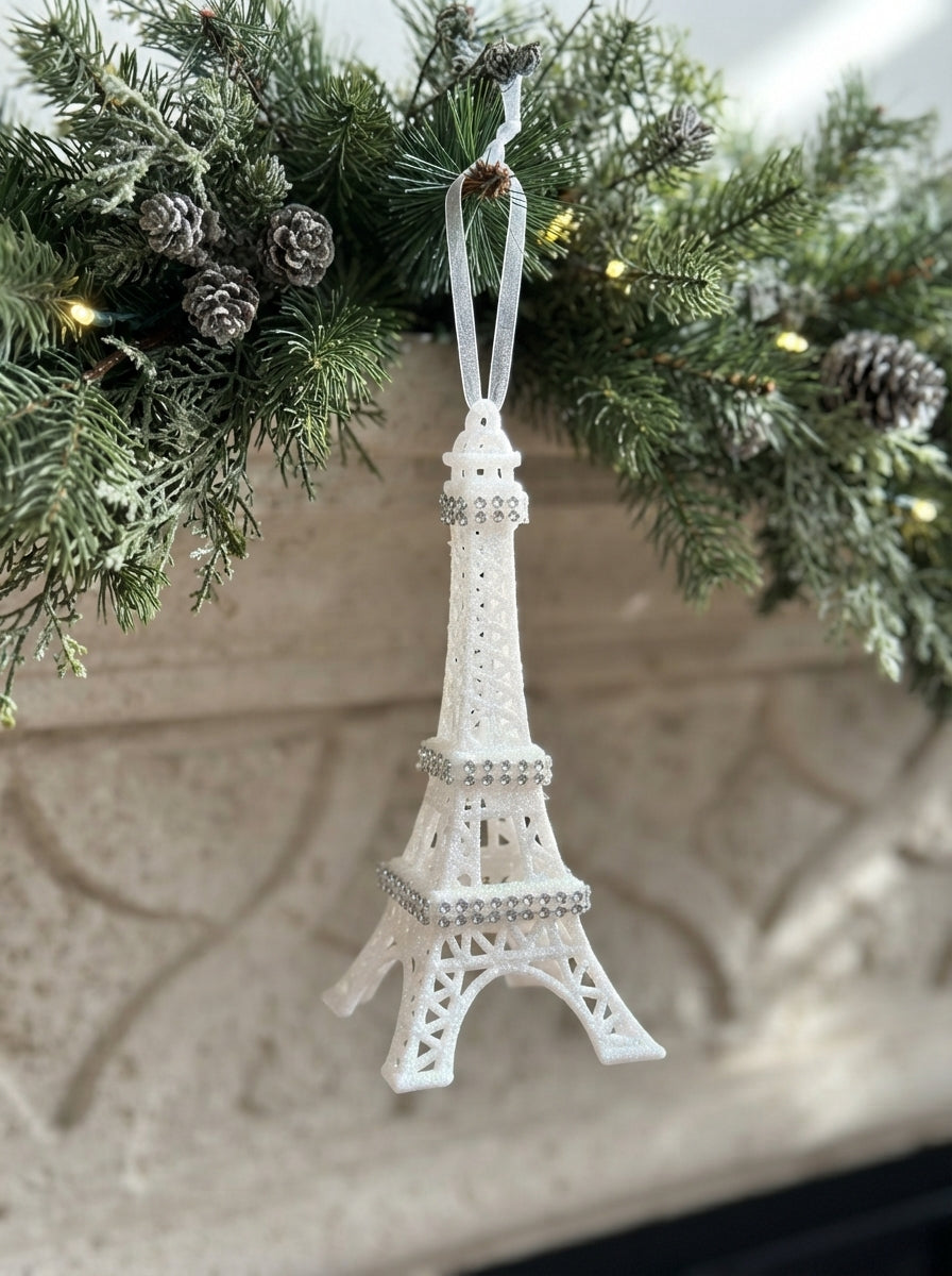 Paris Lumière Eyfel Kulesi Yılbaşı Ağaç Süsü - 15 CM
