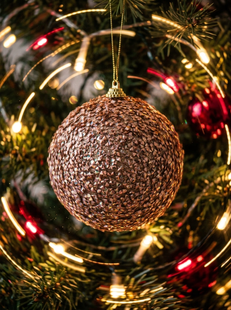 Champagne Sparkle Yılbaşı Ağaç Süsü