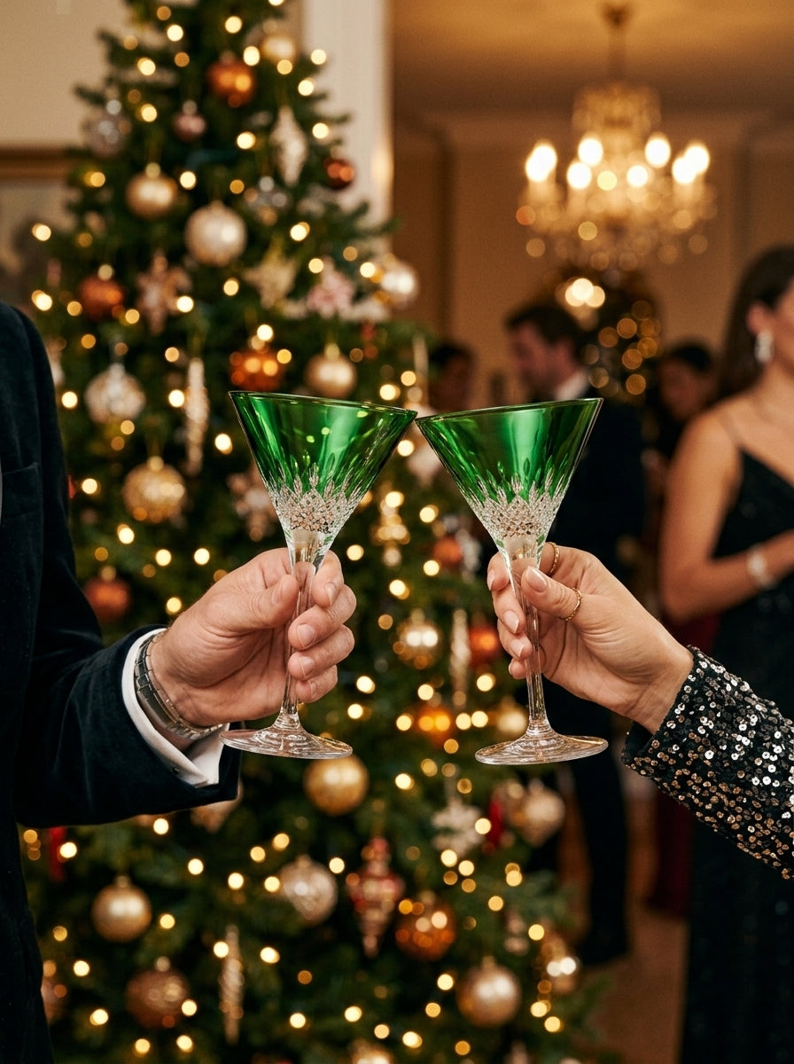 Celeste Christmas Emerald Martini Kadehi