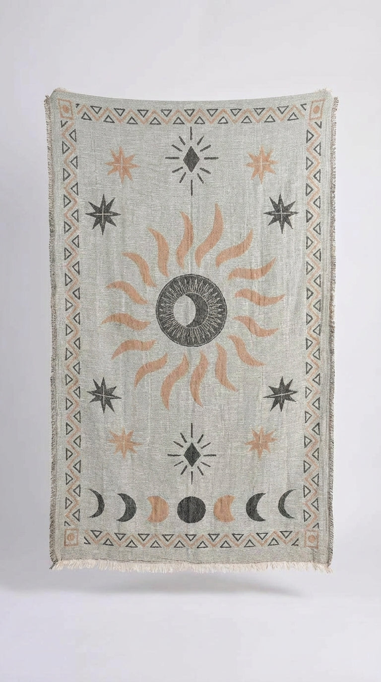 Grey-Brown Sun Peştemal
