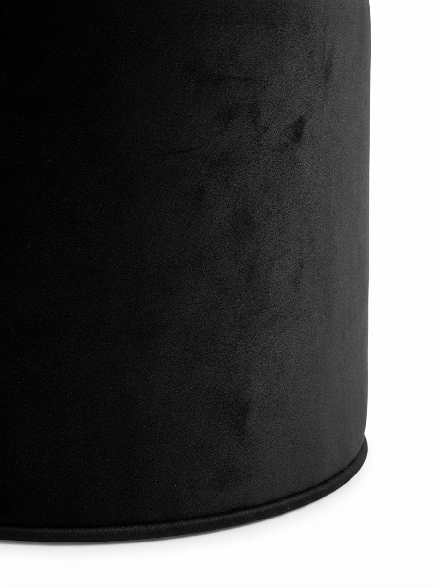 Noirea Black Dekoratif Puf