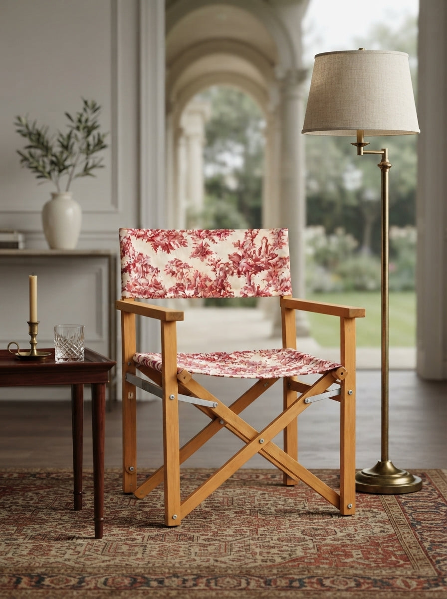 Toile Burgundy Katlanabilir Sandalye