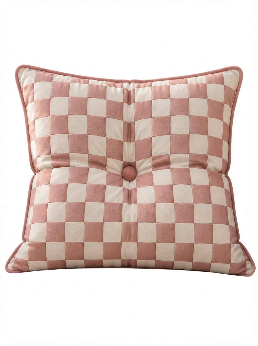 Damier Dekoratif Yastık- Rose